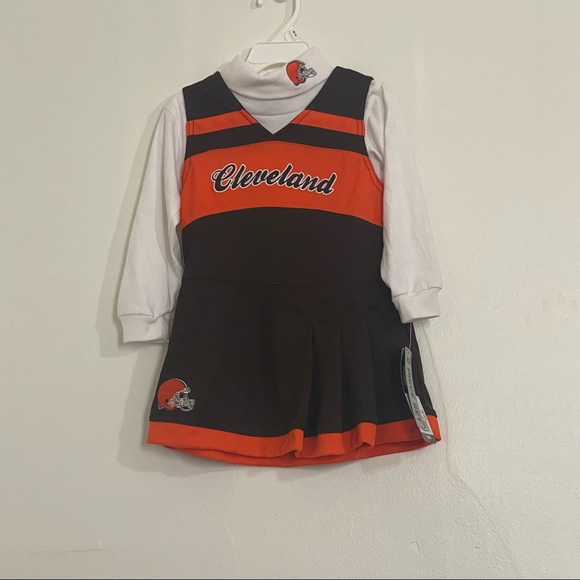 NFL Dresses Nwt Cleveland Browns Cheerleader Uniform Turtleneck